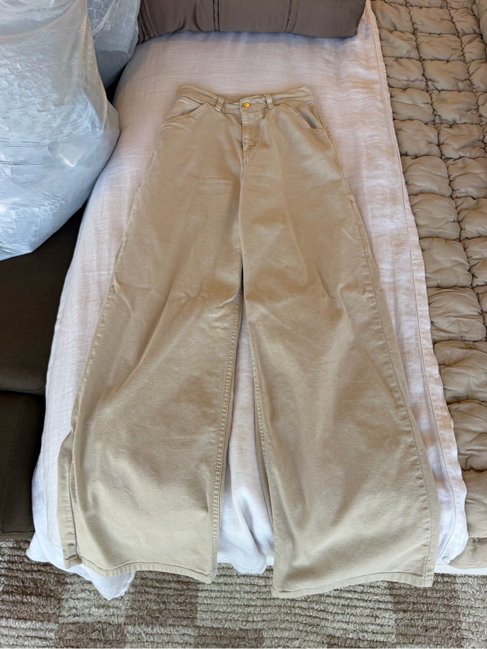 Carhartt Loose Fit Pants in Light Tan